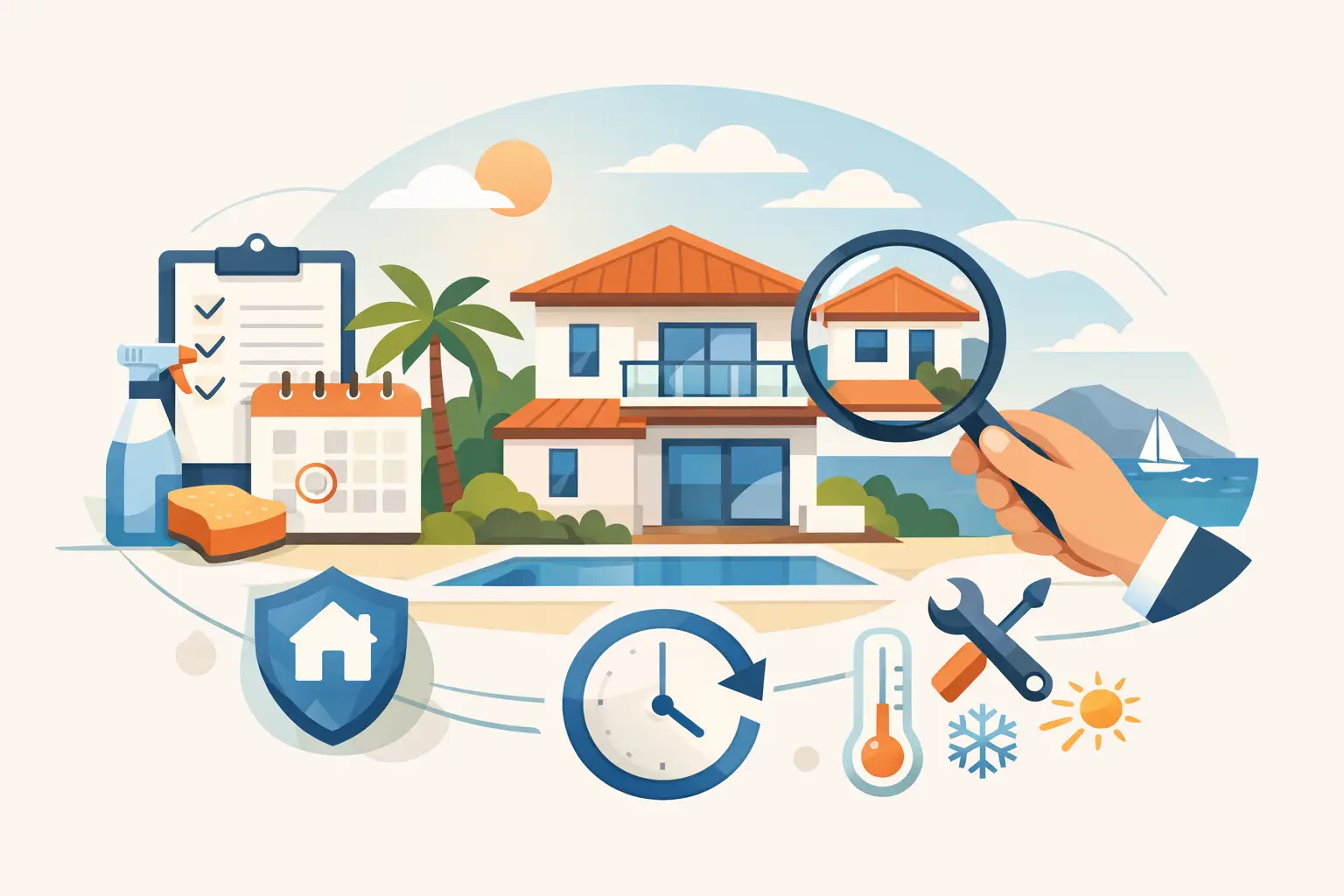 Plan anual para cuidar tu casa vacacional